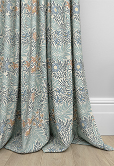 William Morris At Home Larkspur, Woad - Made to Measure Curtains